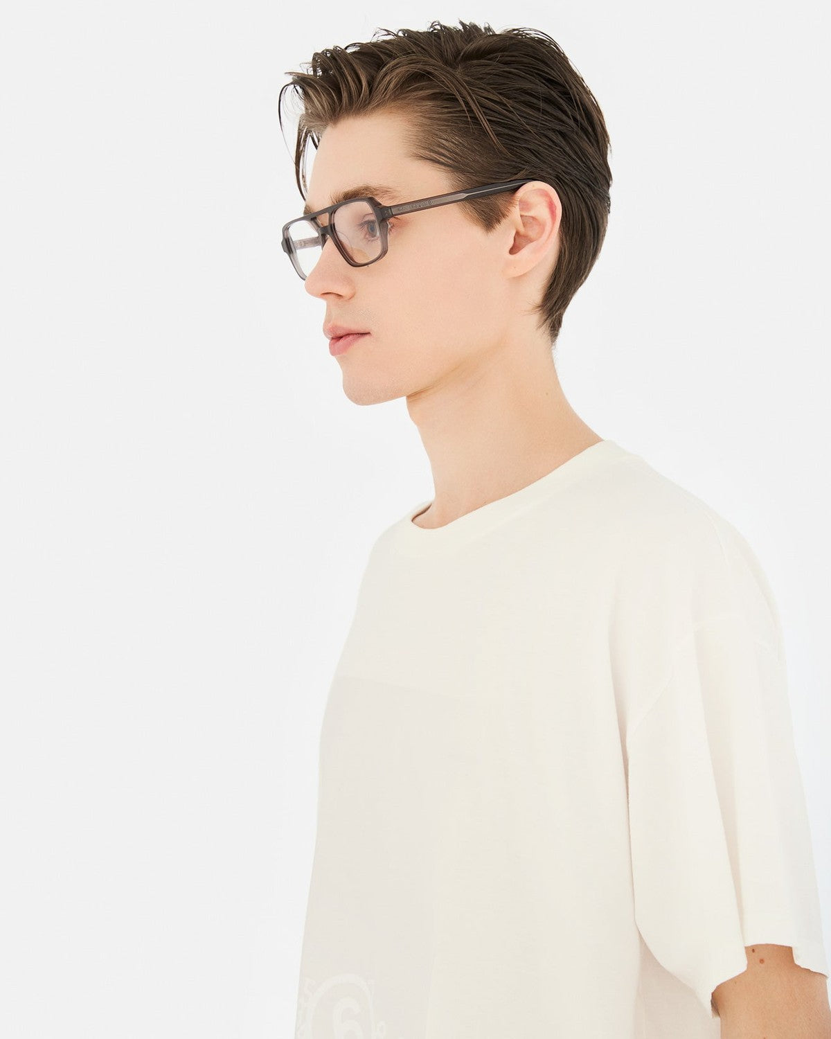 MM6 Maison Margiela Lunettes 14 Optiques Grises Grey / Clear