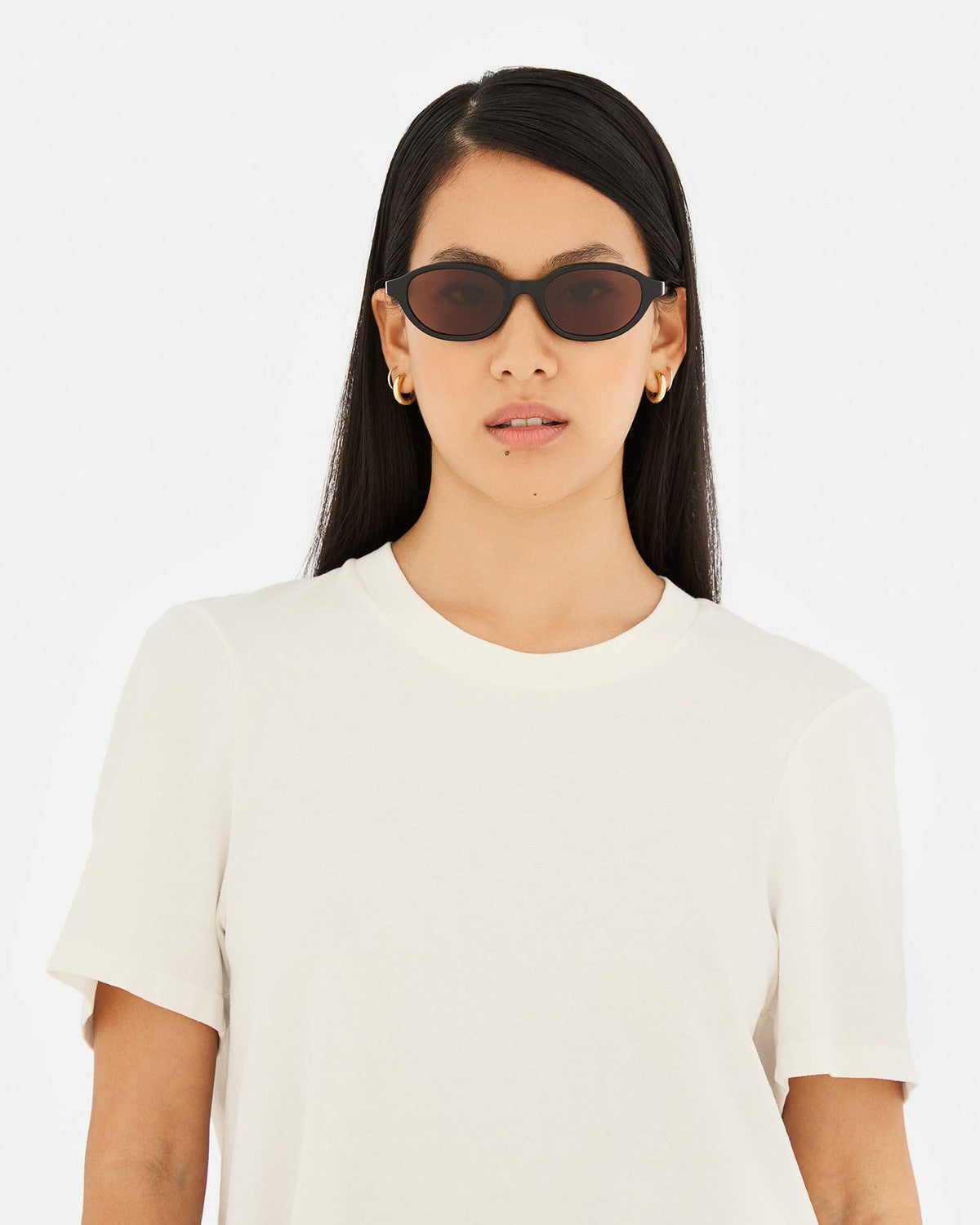 MM6 Maison Margiela Lunettes 2 Noires et Marron Black and Brown / Brown
