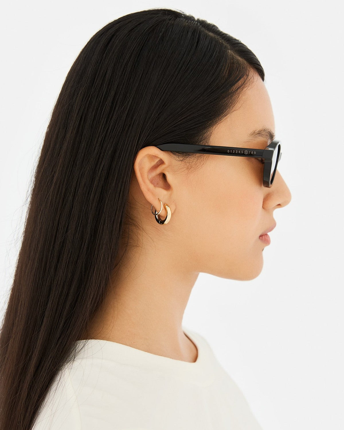 MM6 Maison Margiela Lunettes 2 Noires et Marron Black and Brown / Brown