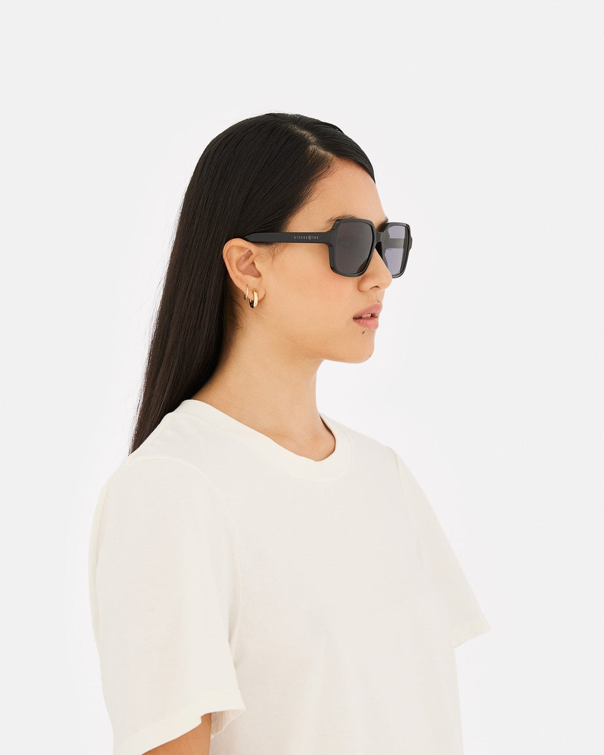 MM6 Maison Margiela Lunettes 4 Noires Black / Black