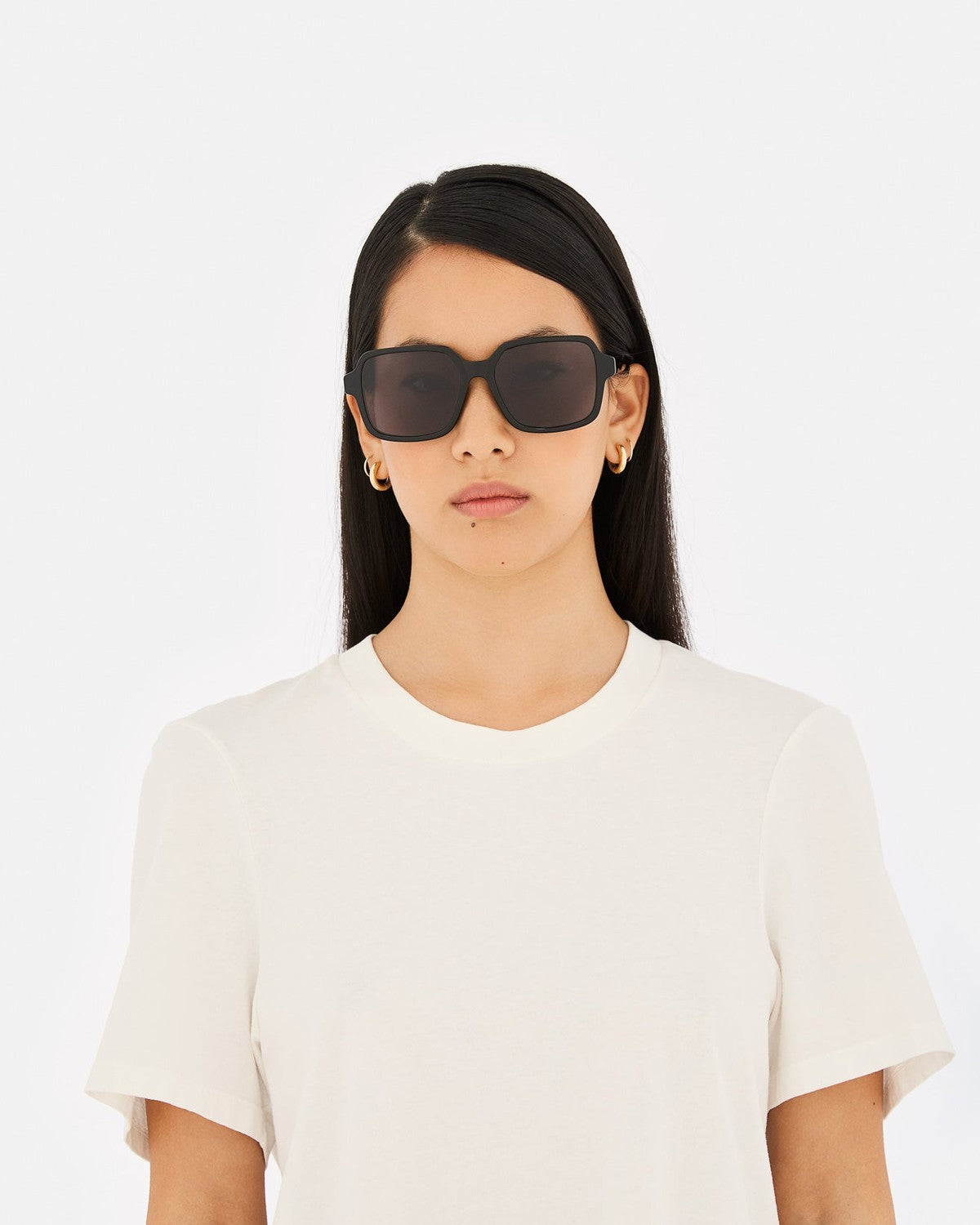 MM6 Maison Margiela Lunettes 4 Noires Black / Black