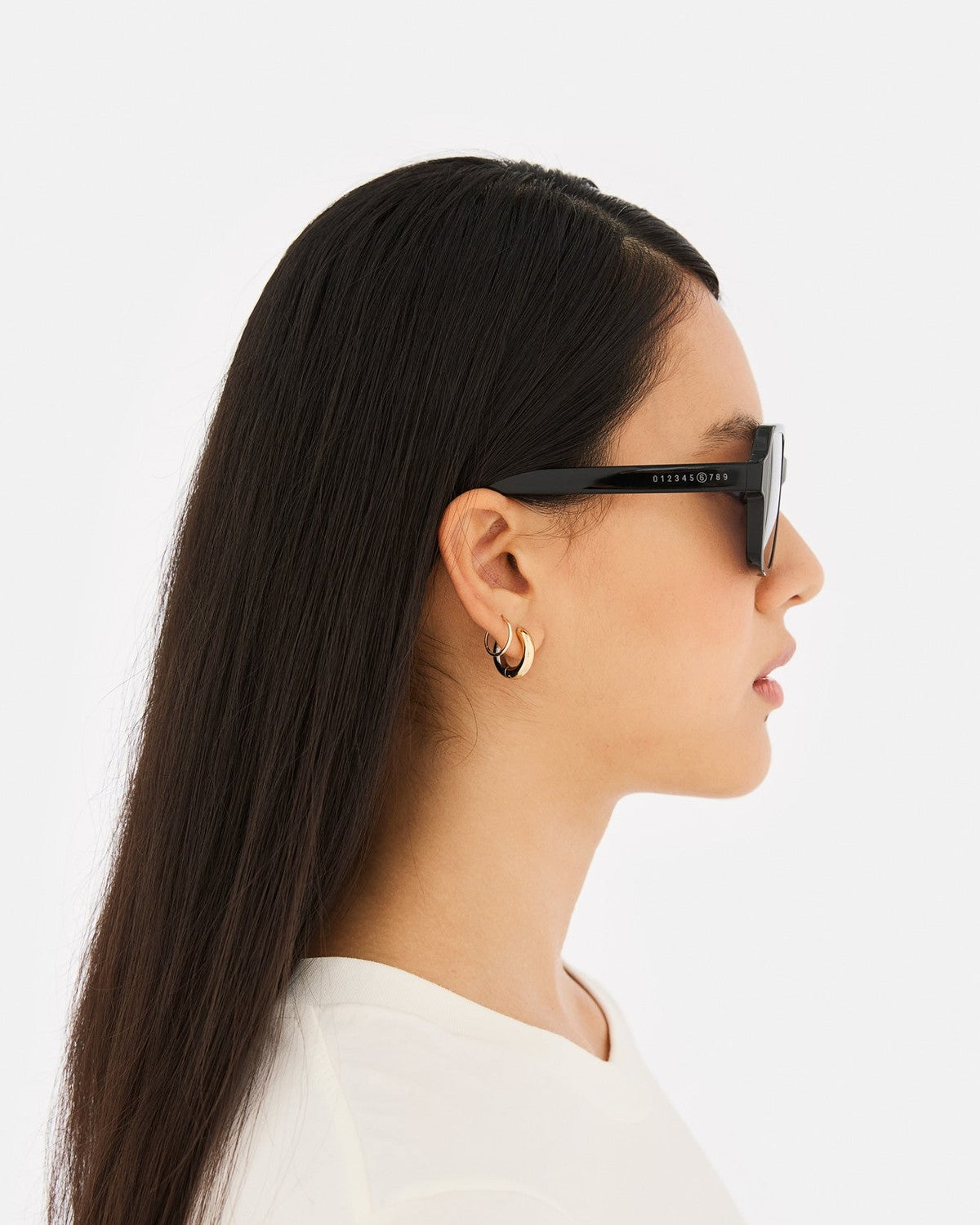 MM6 Maison Margiela Lunettes 4 Noires Black / Black