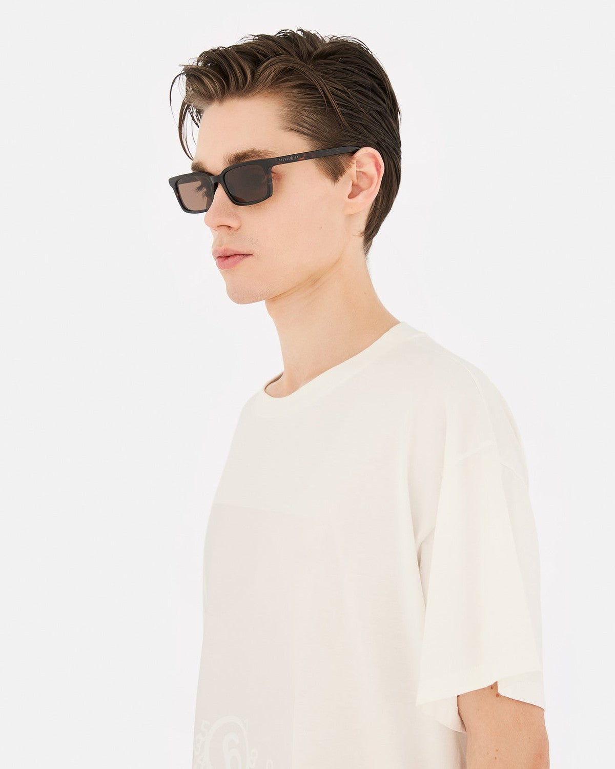 MM6 Maison Margiela Lunettes 5 Écailles Écailles (Tortoise) / Dark