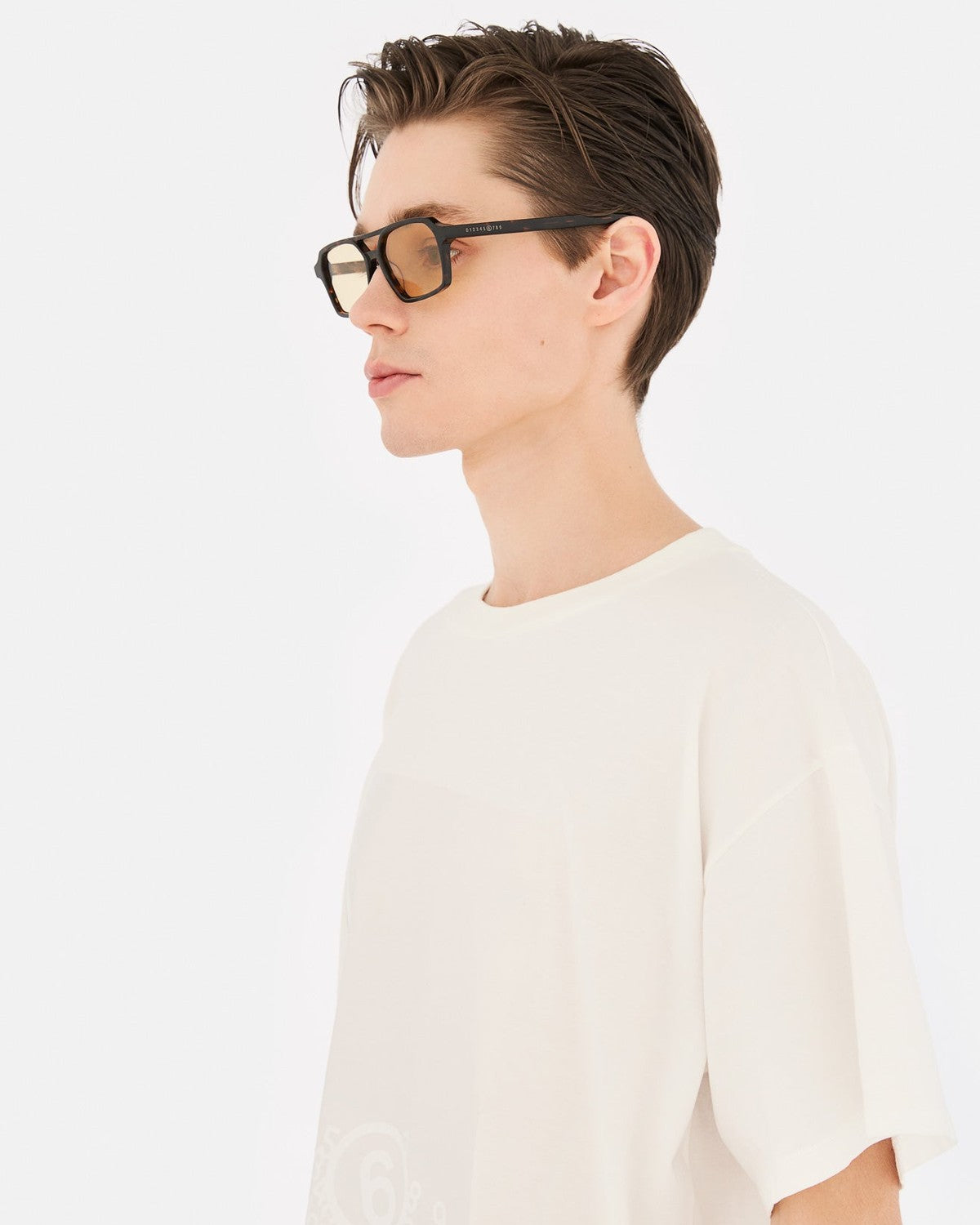 MM6 Maison Margiela Lunettes 7 Écailles Écailles / Clear