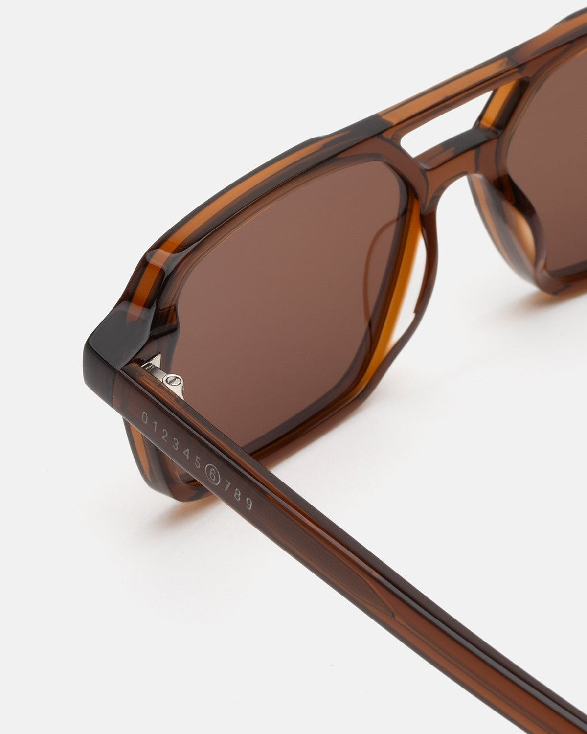 MM6 Maison Margiela Lunettes 7 Marron Marron (Brown) / Brown
