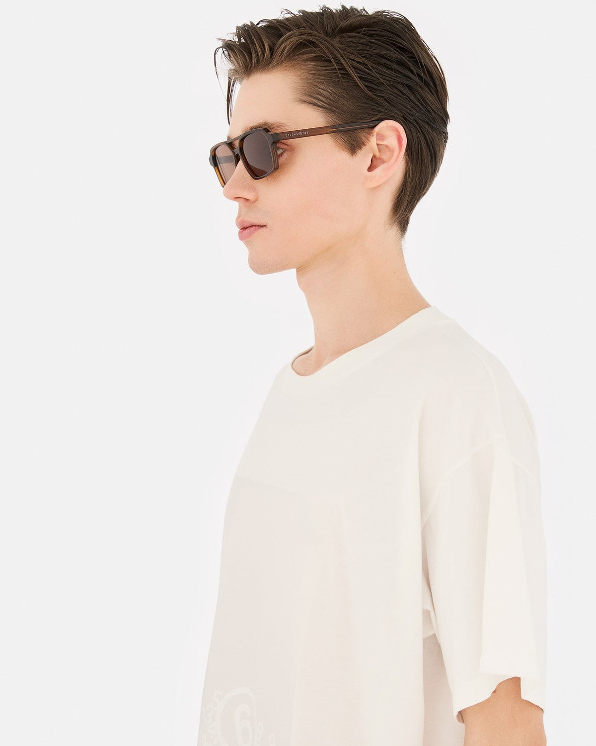 MM6 Maison Margiela Lunettes 7 Marron Marron (Brown) / Brown