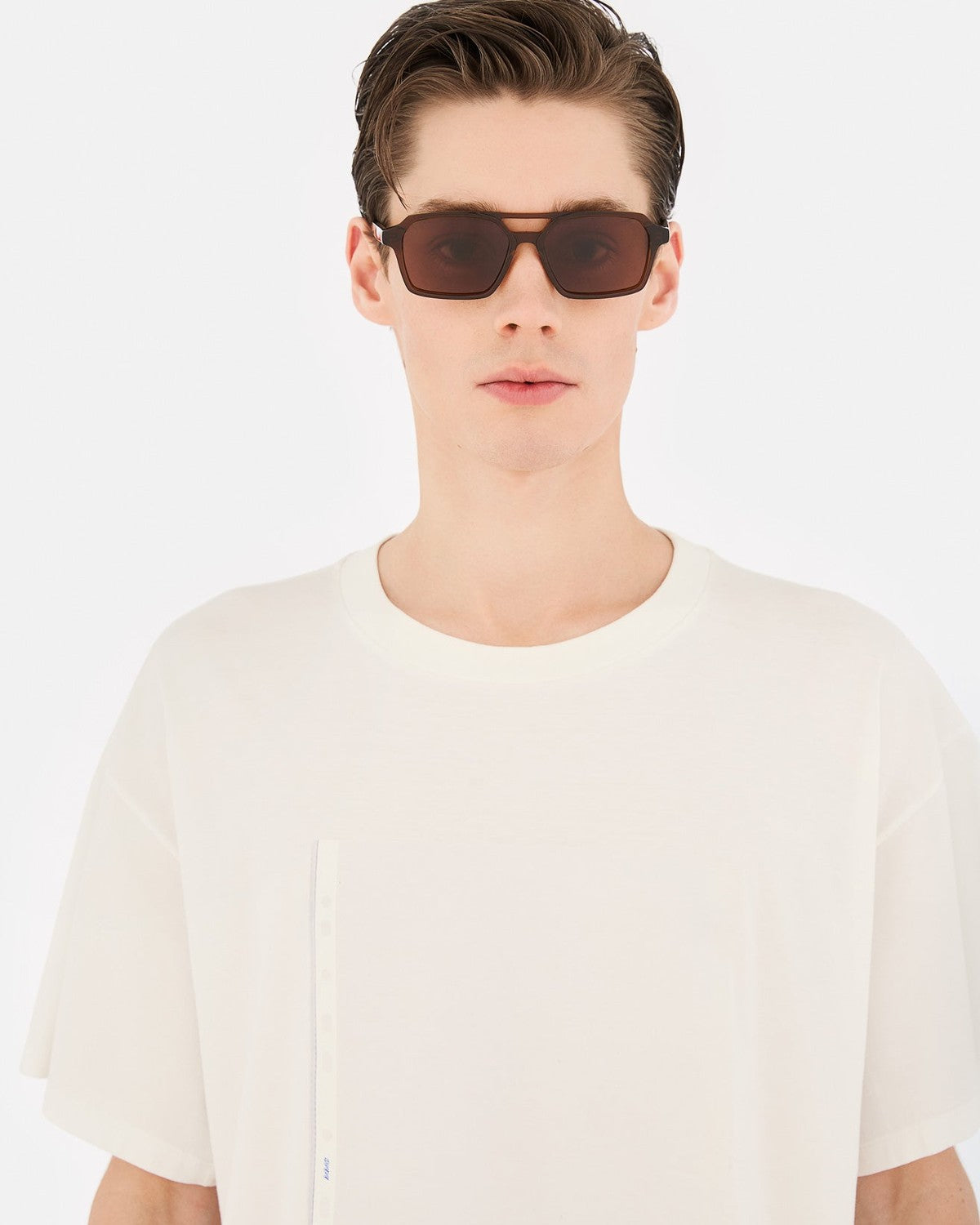 MM6 Maison Margiela Lunettes 7 Marron Marron (Brown) / Brown
