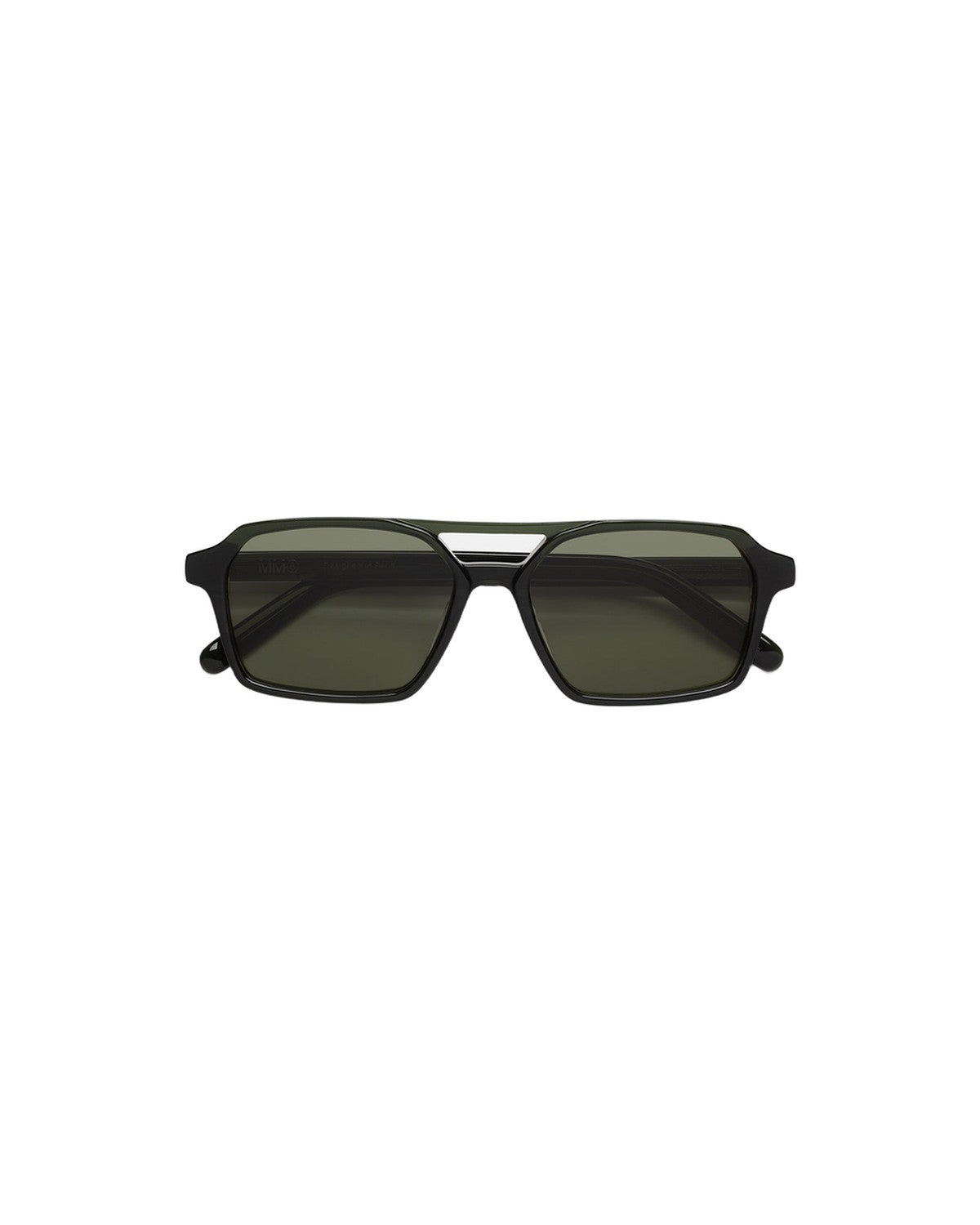 MM6 Maison Margiela Lunettes 7 Vertes Green / Green