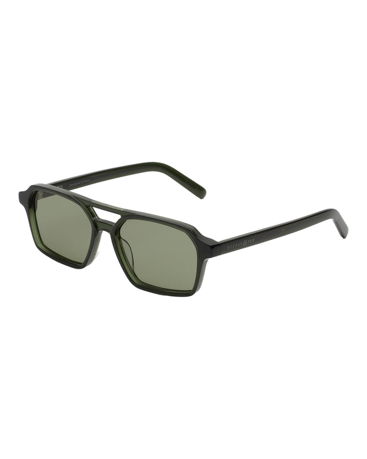 MM6 Maison Margiela Lunettes 7 Vertes Green / Green