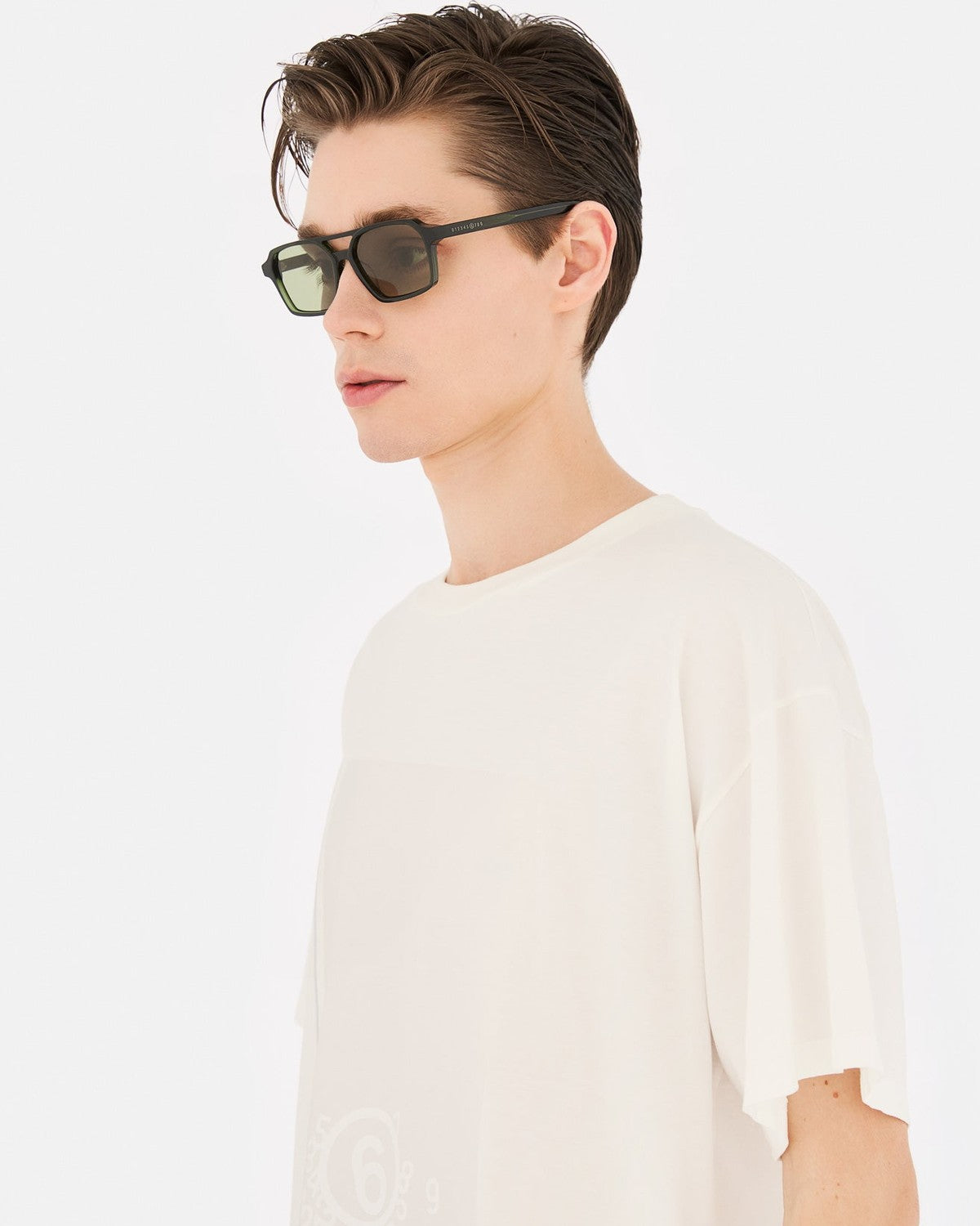 MM6 Maison Margiela Lunettes 7 Vertes Green / Green
