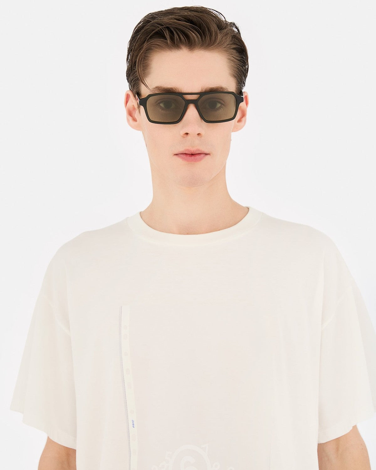 MM6 Maison Margiela Lunettes 7 Vertes Green / Green