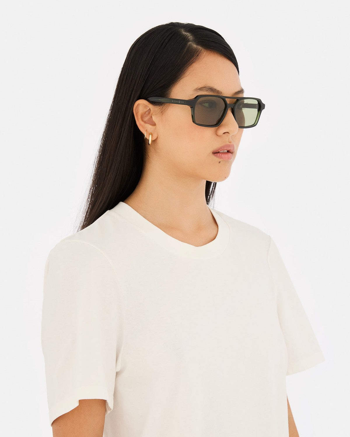MM6 Maison Margiela Lunettes 7 Vertes Green / Green