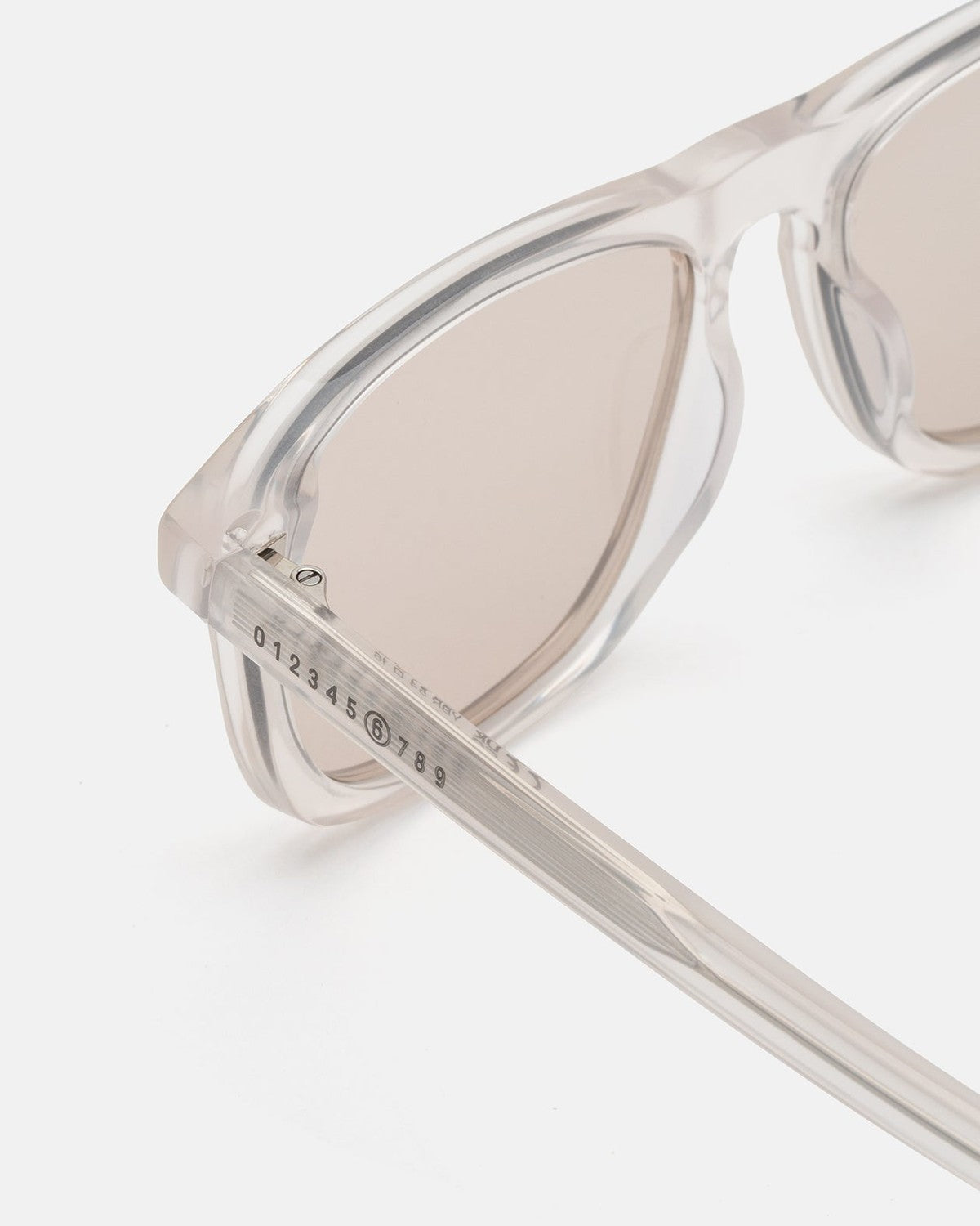 MM6 Maison Margiela Lunettes 8 Blanches White / Clear