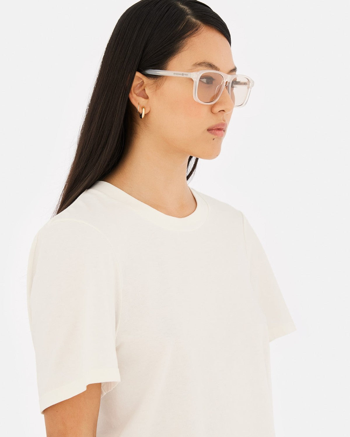 MM6 Maison Margiela Lunettes 8 Blanches White / Clear
