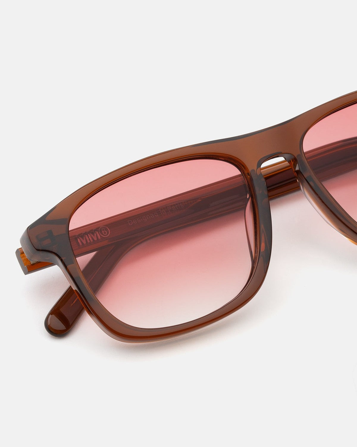 MM6 Maison Margiela Lunettes 8 Marron Marron (Brown) / Brown