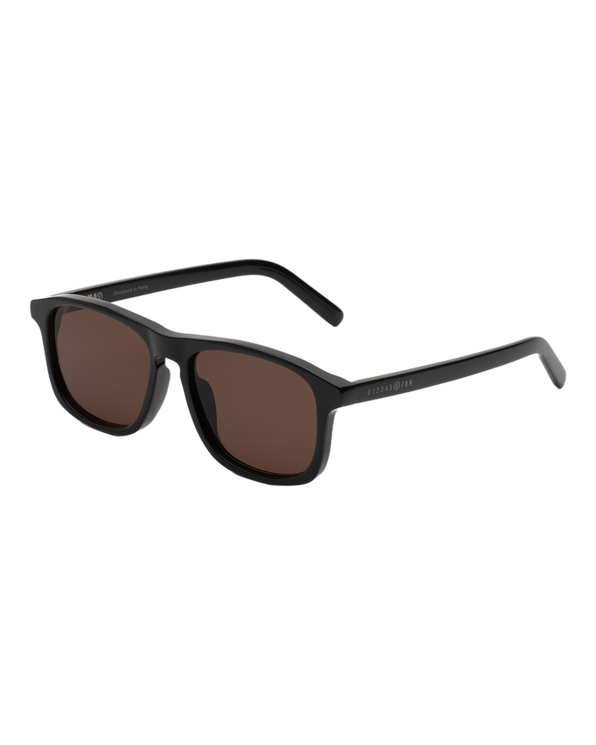 MM6 Maison Margiela Lunettes 8 Noires et Marron Black and Brown / Brown