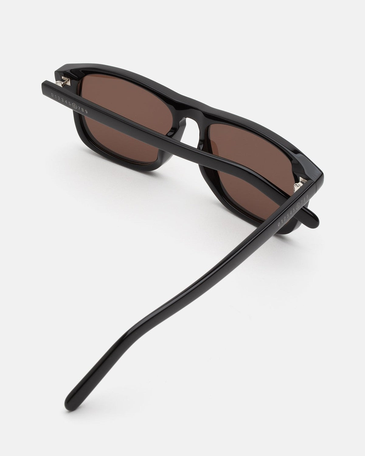 MM6 Maison Margiela Lunettes 8 Noires et Marron Black and Brown / Brown