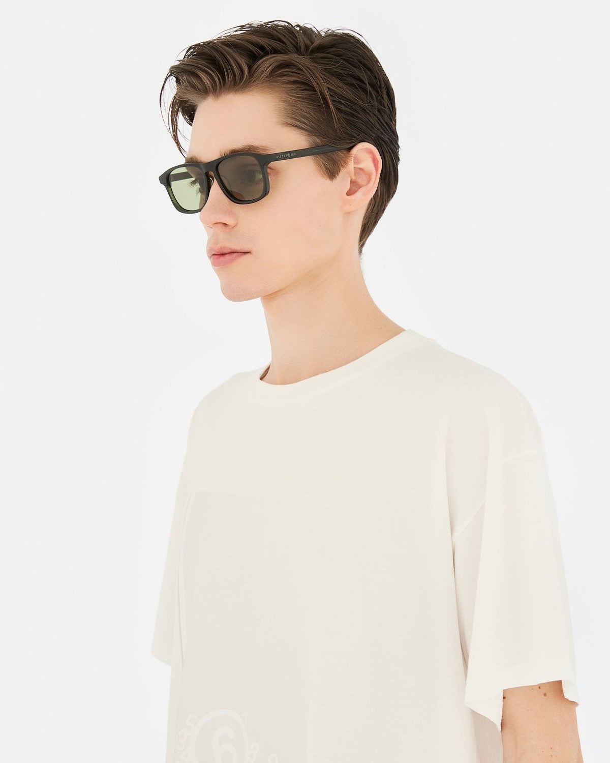 MM6 Maison Margiela Lunettes 8 Vertes Green / Green