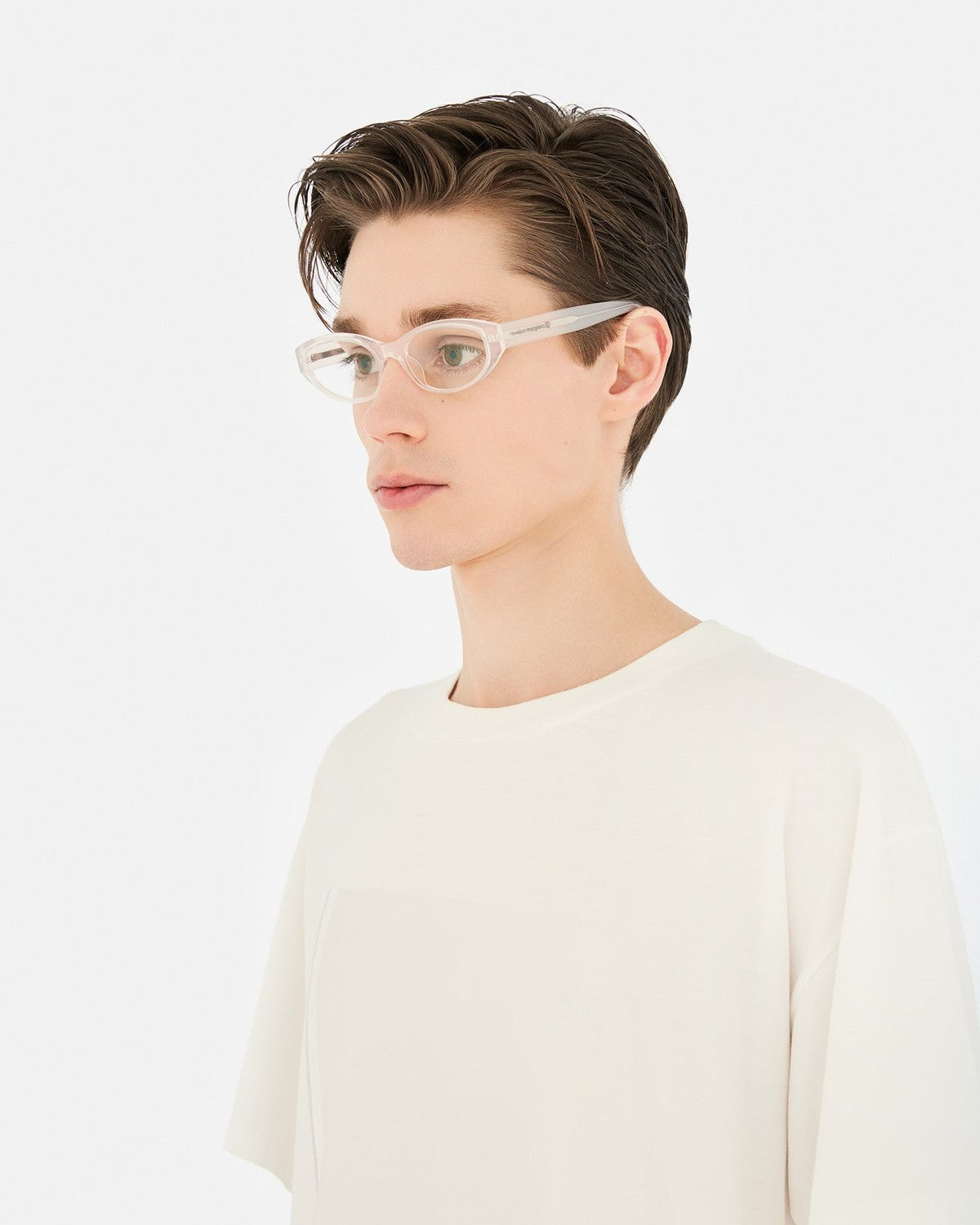 MM6 Maison Margiela Lunettes 9 Optiques Blanches White / Clear
