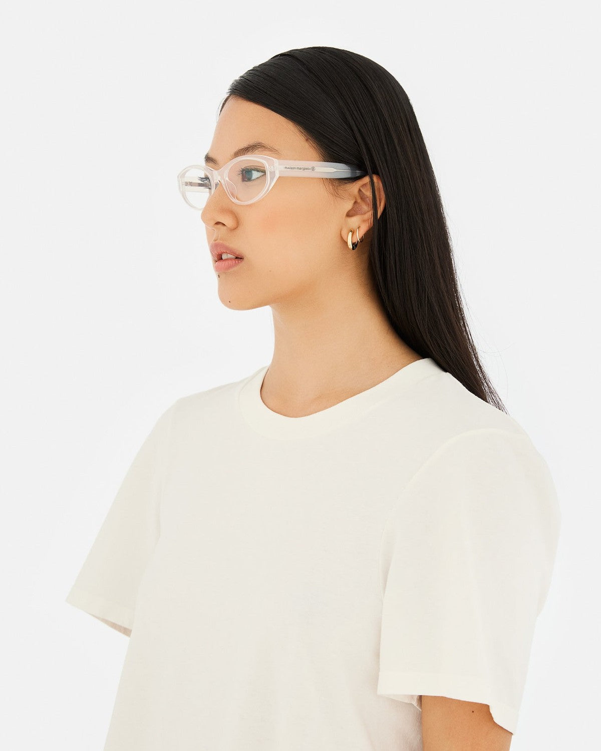 MM6 Maison Margiela Lunettes 9 Optiques Blanches White / Clear