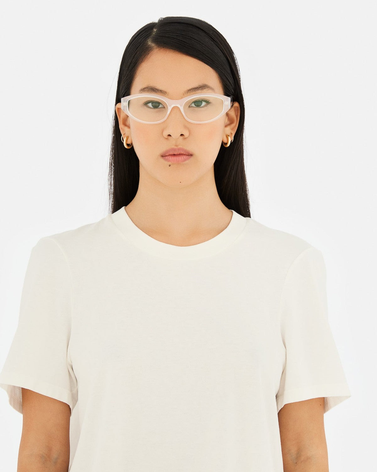 MM6 Maison Margiela Lunettes 9 Optiques Blanches White / Clear