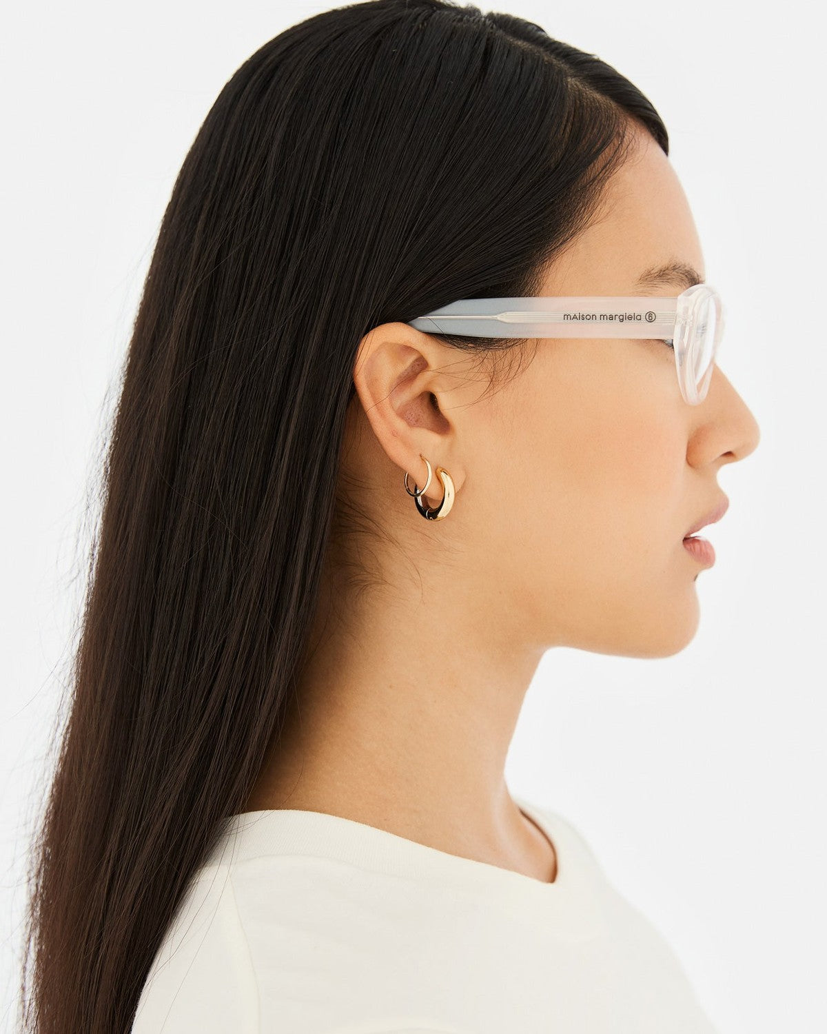 MM6 Maison Margiela Lunettes 9 Optiques Blanches White / Clear