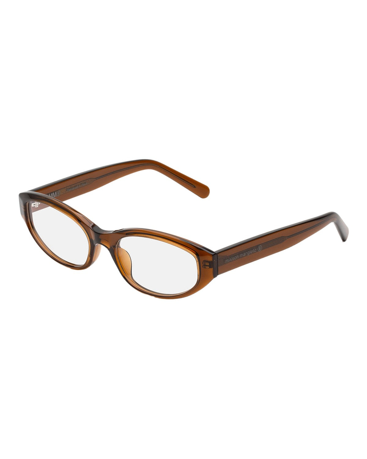 MM6 Maison Margiela Lunettes 9 Optiques Marron Brown / Clear