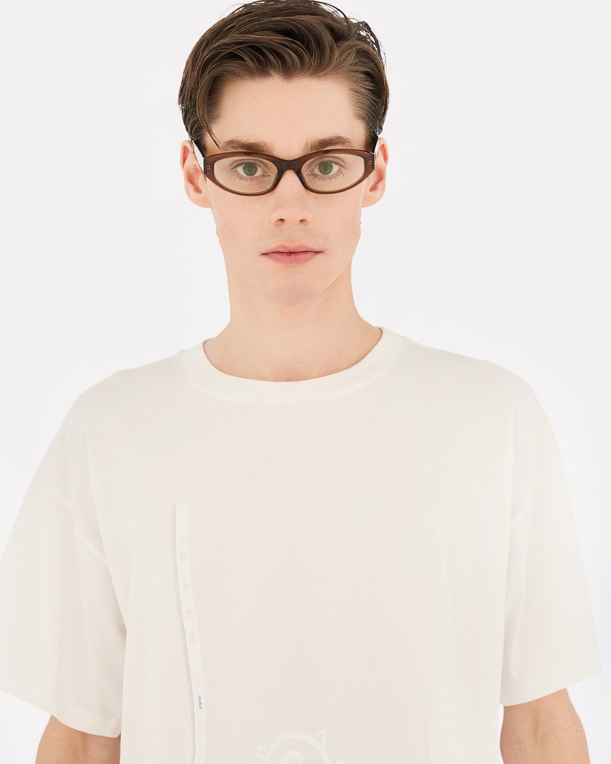 MM6 Maison Margiela Lunettes 9 Optiques Marron Brown / Clear