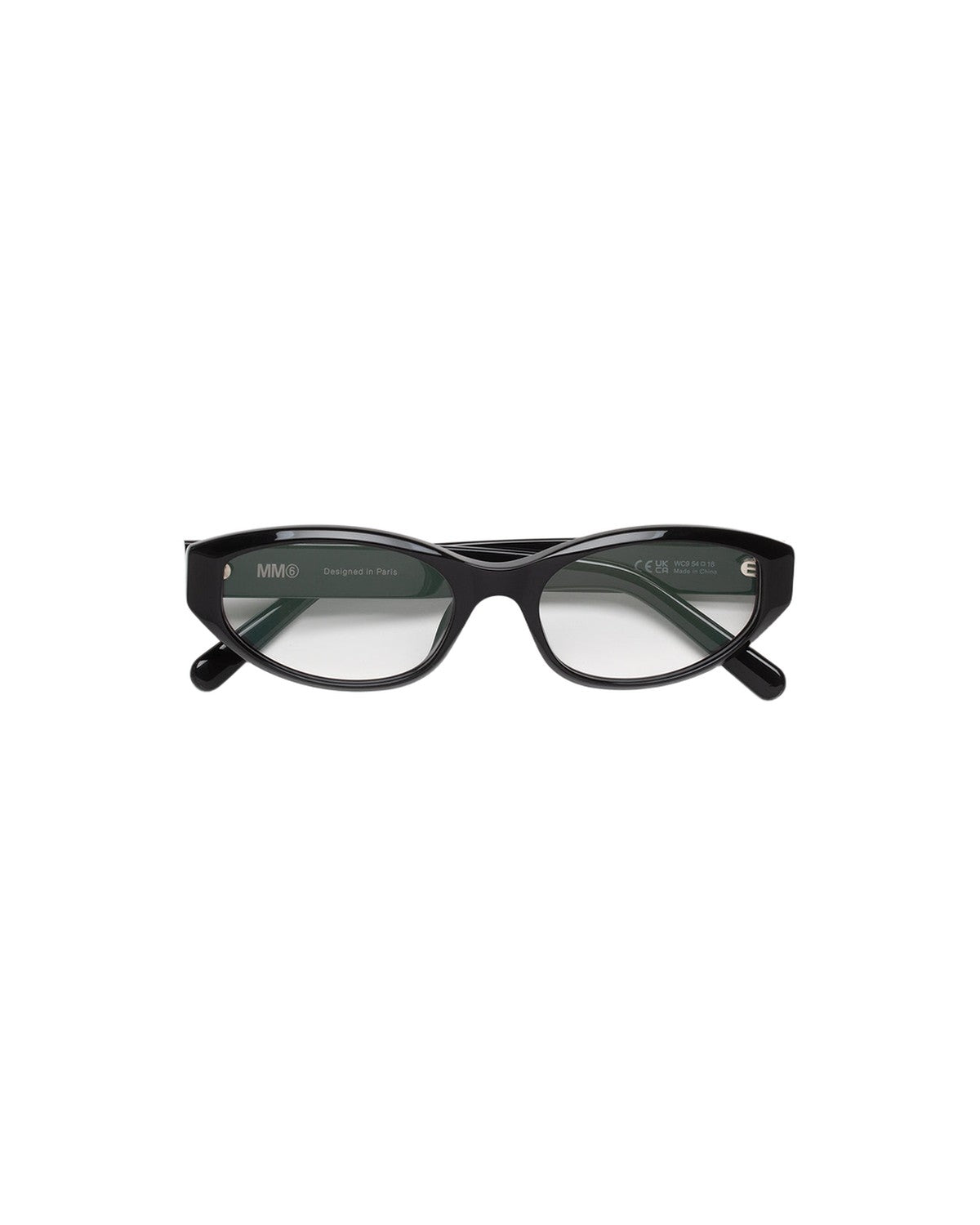 MM6 Maison Margiela Lunettes 9 Optiques Noires Black / Clear