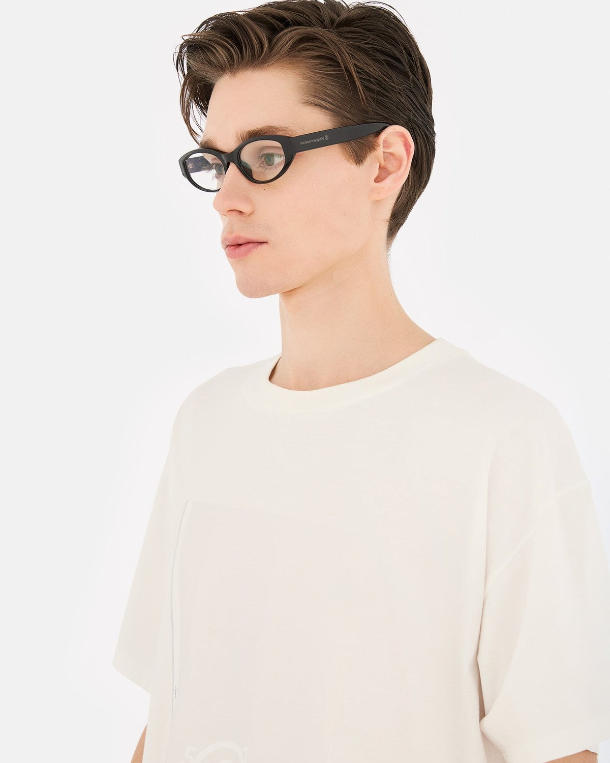 MM6 Maison Margiela Lunettes 9 Optiques Noires Black / Clear