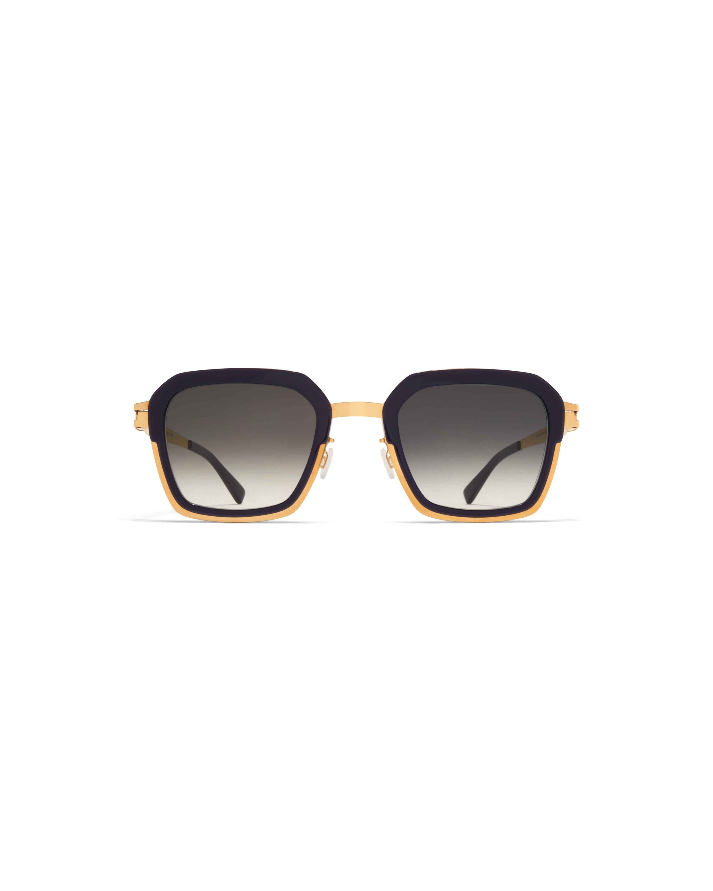 MYKITA MISTY A76 GLOSSY GOLD/MILKY INDIGO Glossy Gold/Milky Indigo / Raw Black Gradient