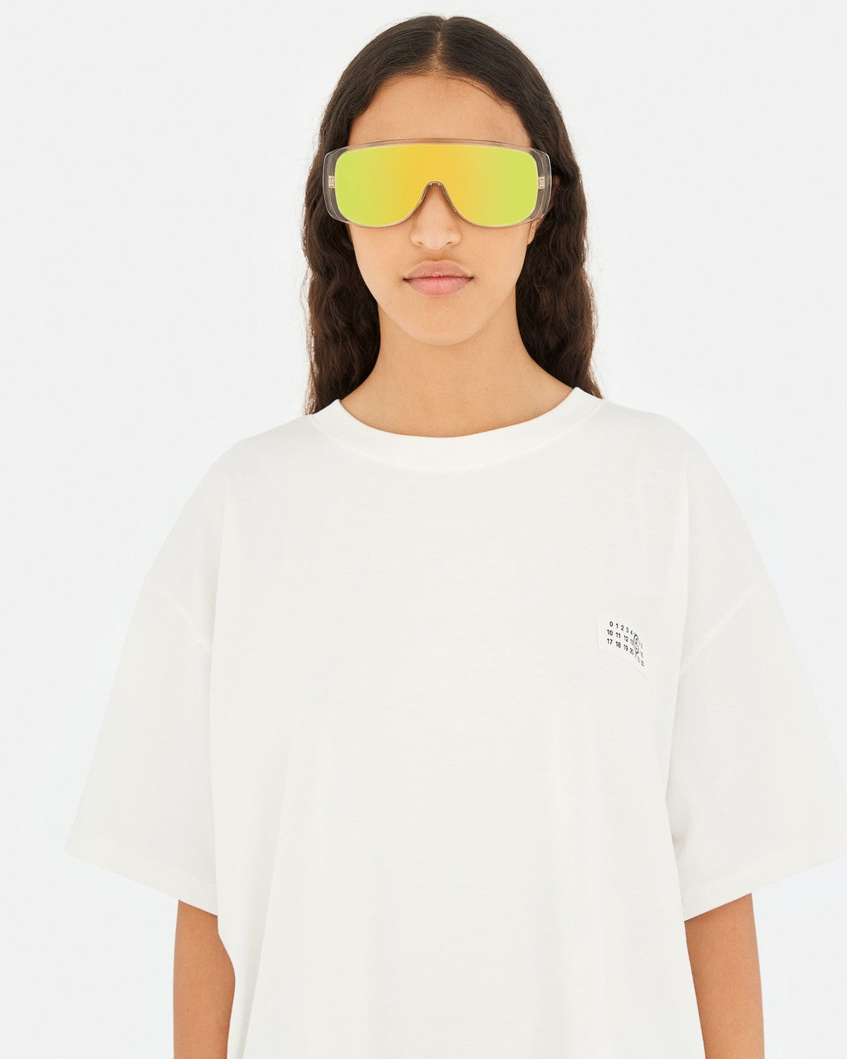 MM6 Maison Margiela MM6 Maison Margiela Mask Ivory Ivory / Mirrored Ivory