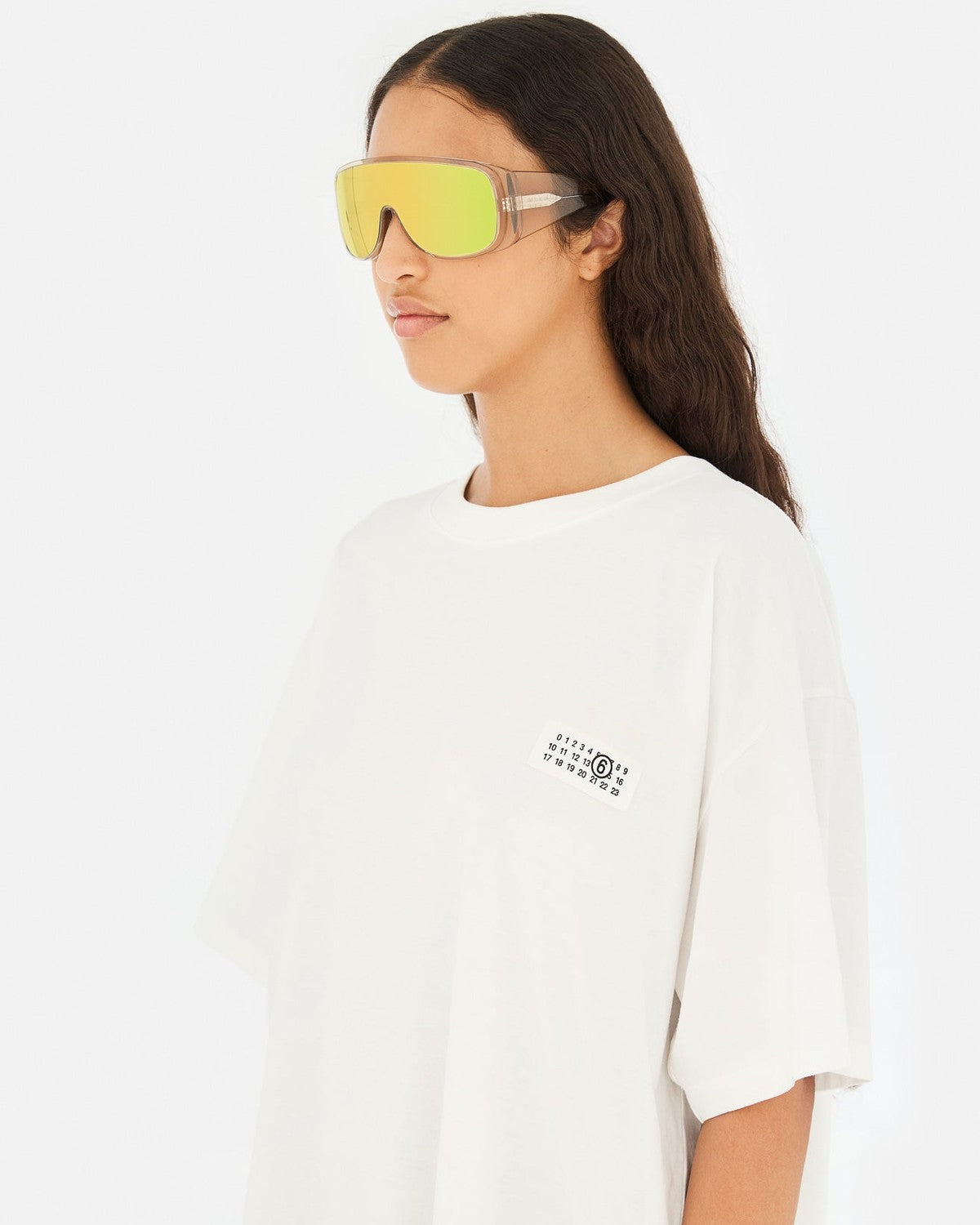 MM6 Maison Margiela MM6 Maison Margiela Mask Ivory Ivory / Mirrored Ivory