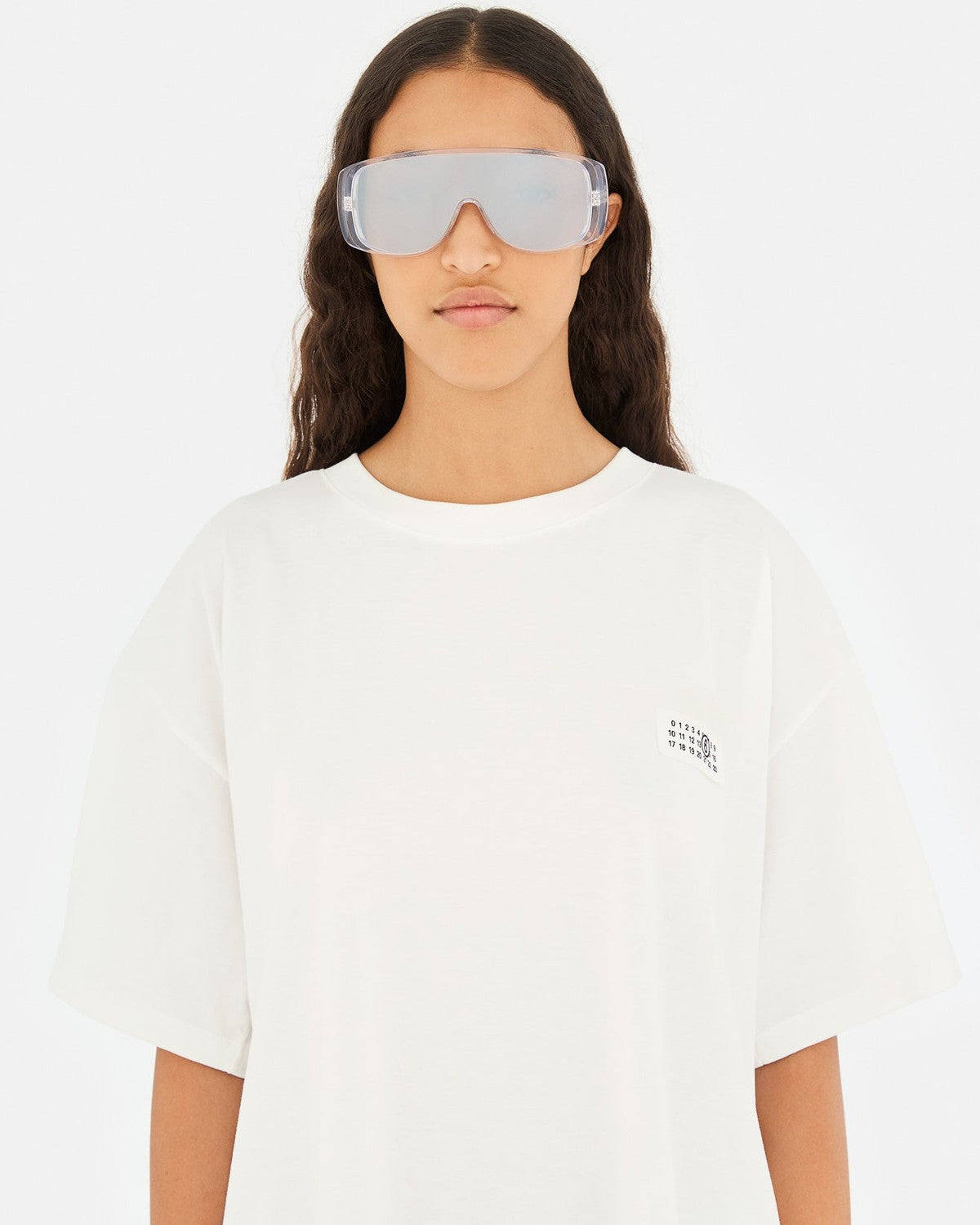MM6 Maison Margiela MM6 Maison Margiela Mask White White / Mirrored