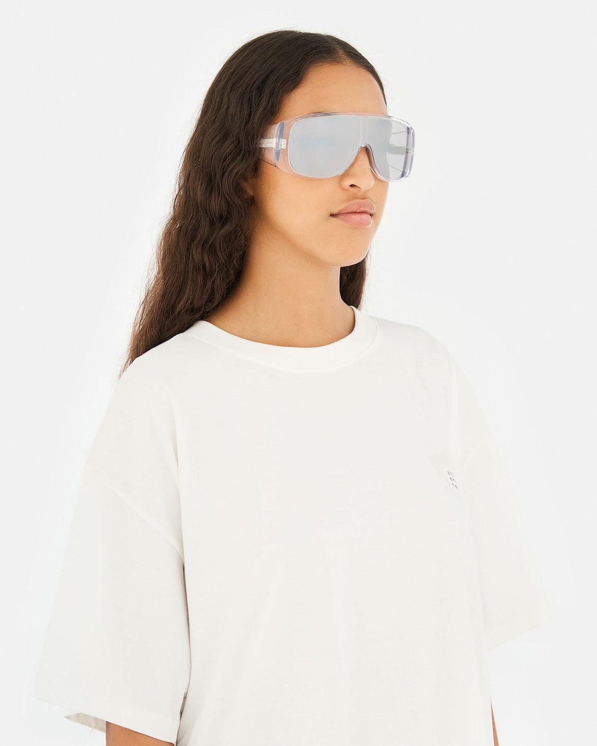 MM6 Maison Margiela MM6 Maison Margiela Mask White White / Mirrored