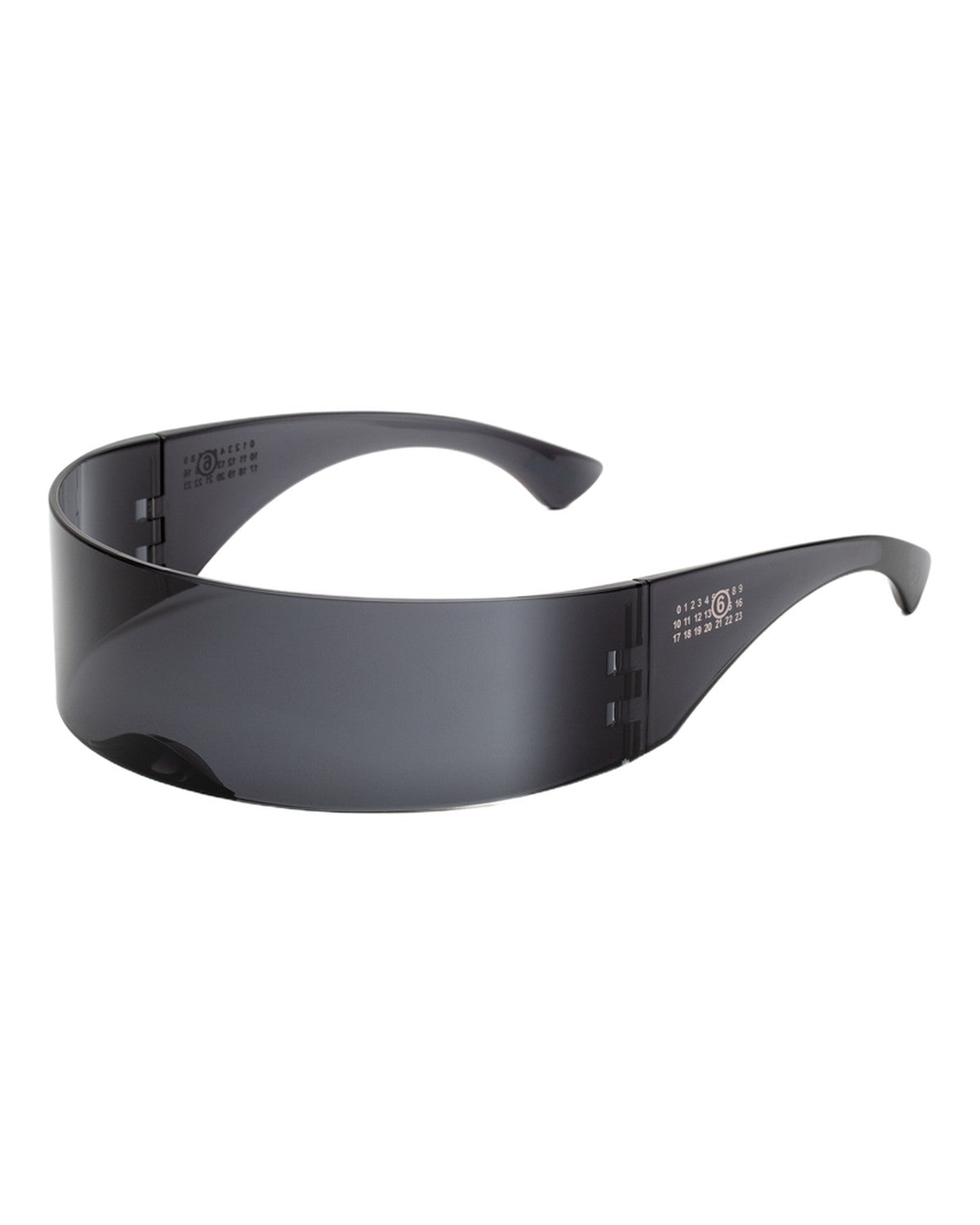 MM6 Maison Margiela MM6 Maison Margiela Wraparound Sunglasses Black Black / Black