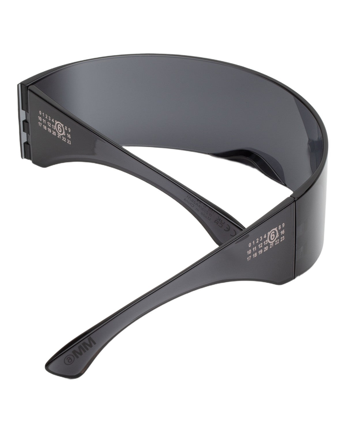 MM6 Maison Margiela MM6 Maison Margiela Wraparound Sunglasses Black Black / Black