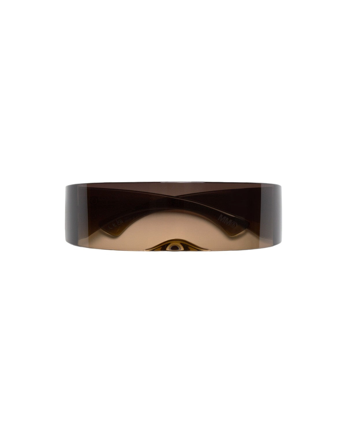 MM6 Maison Margiela MM6 Maison Margiela Wraparound Sunglasses Brown Brown / Brown