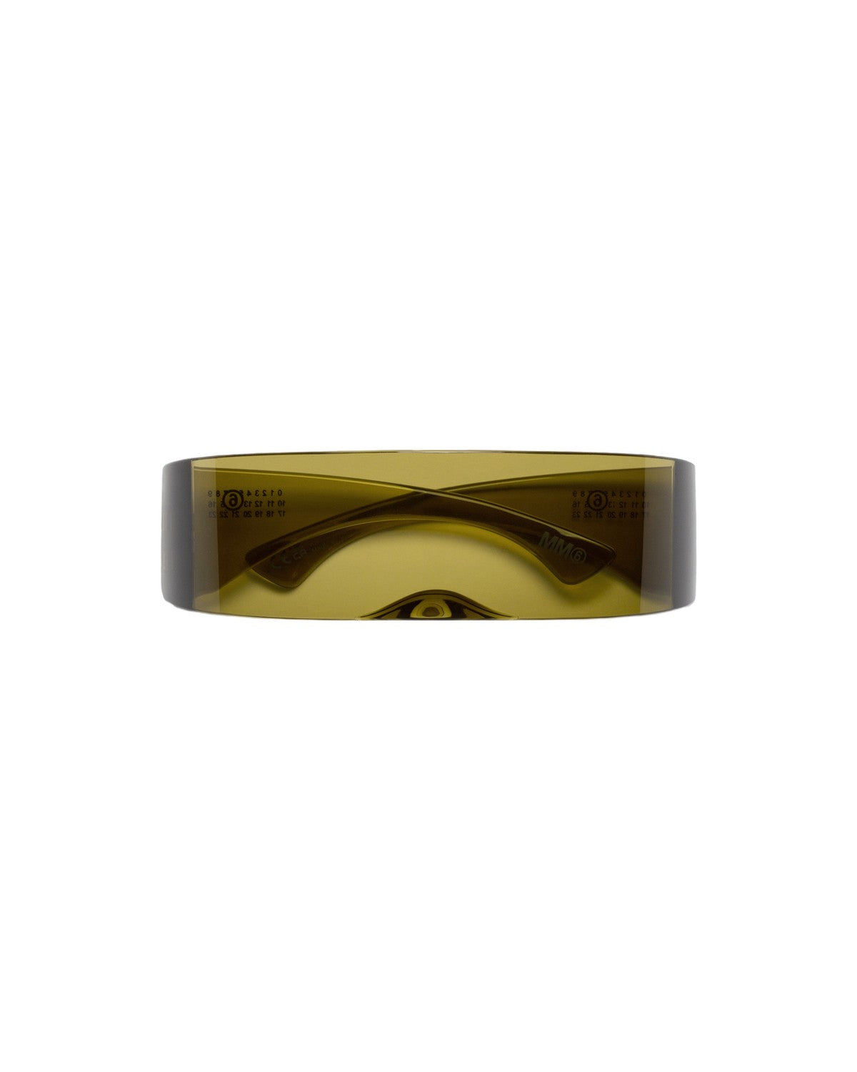 MM6 Maison Margiela MM6 Maison Margiela Wraparound Sunglasses Green Green / Green