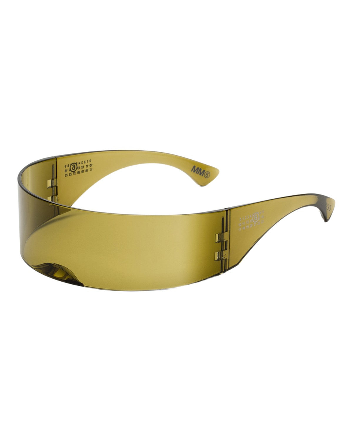 MM6 Maison Margiela MM6 Maison Margiela Wraparound Sunglasses Green Green / Green