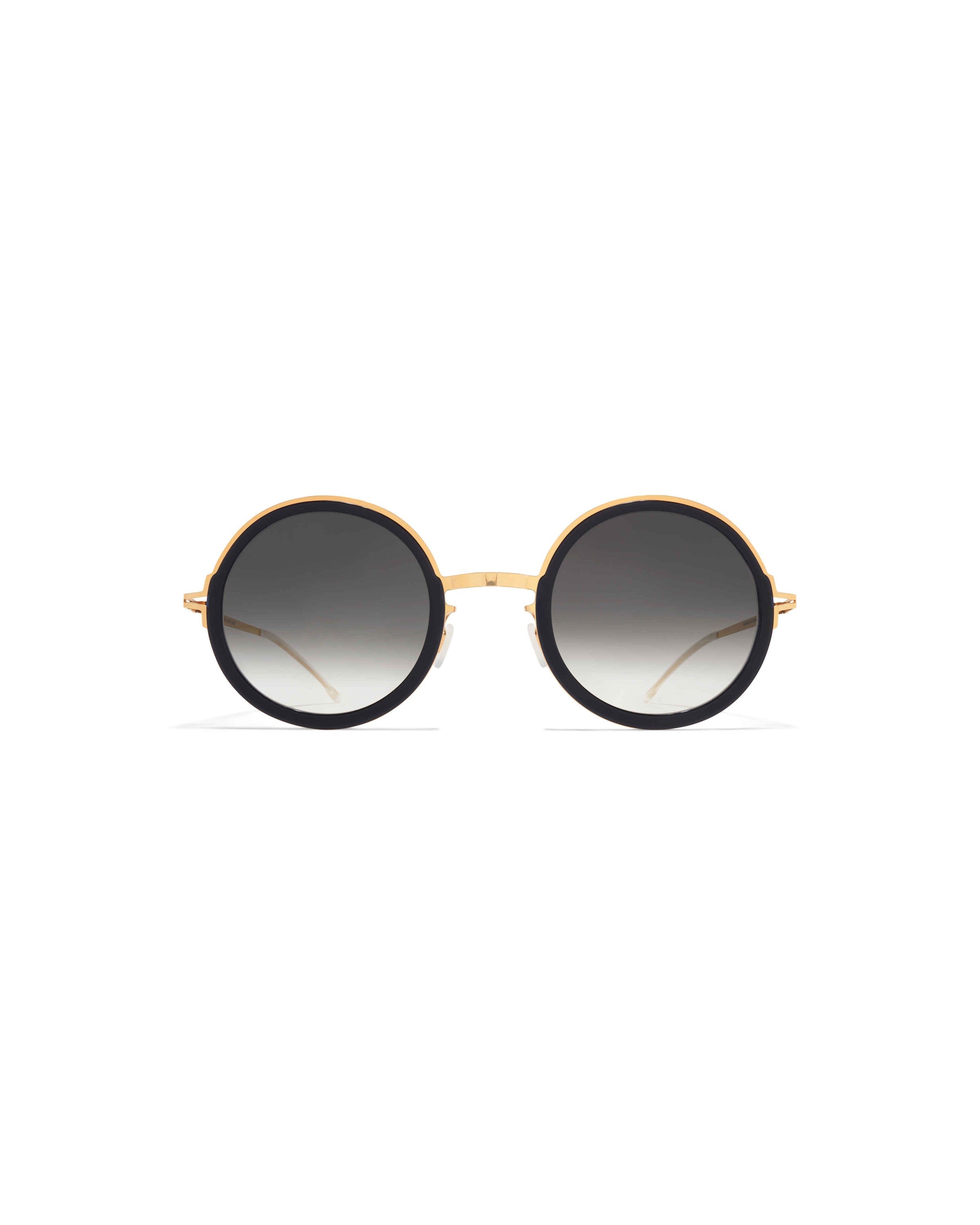 MYKITA MONROE A76 GLOSSY GOLD/MILKY INDIGO Glossy Gold/Milky Indigo / Raw Black Gradient