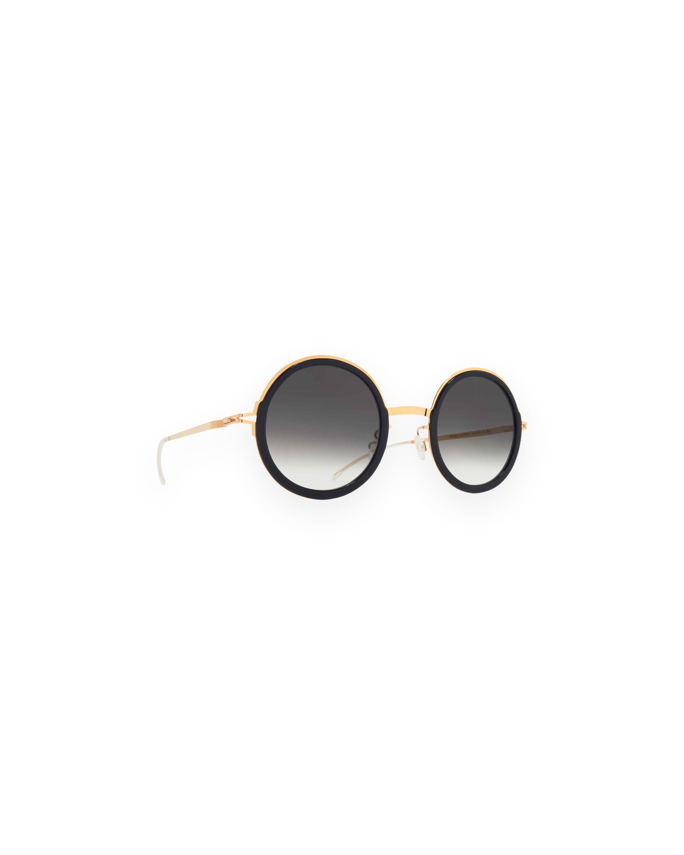 MYKITA MONROE A76 GLOSSY GOLD/MILKY INDIGO Glossy Gold/Milky Indigo / Raw Black Gradient