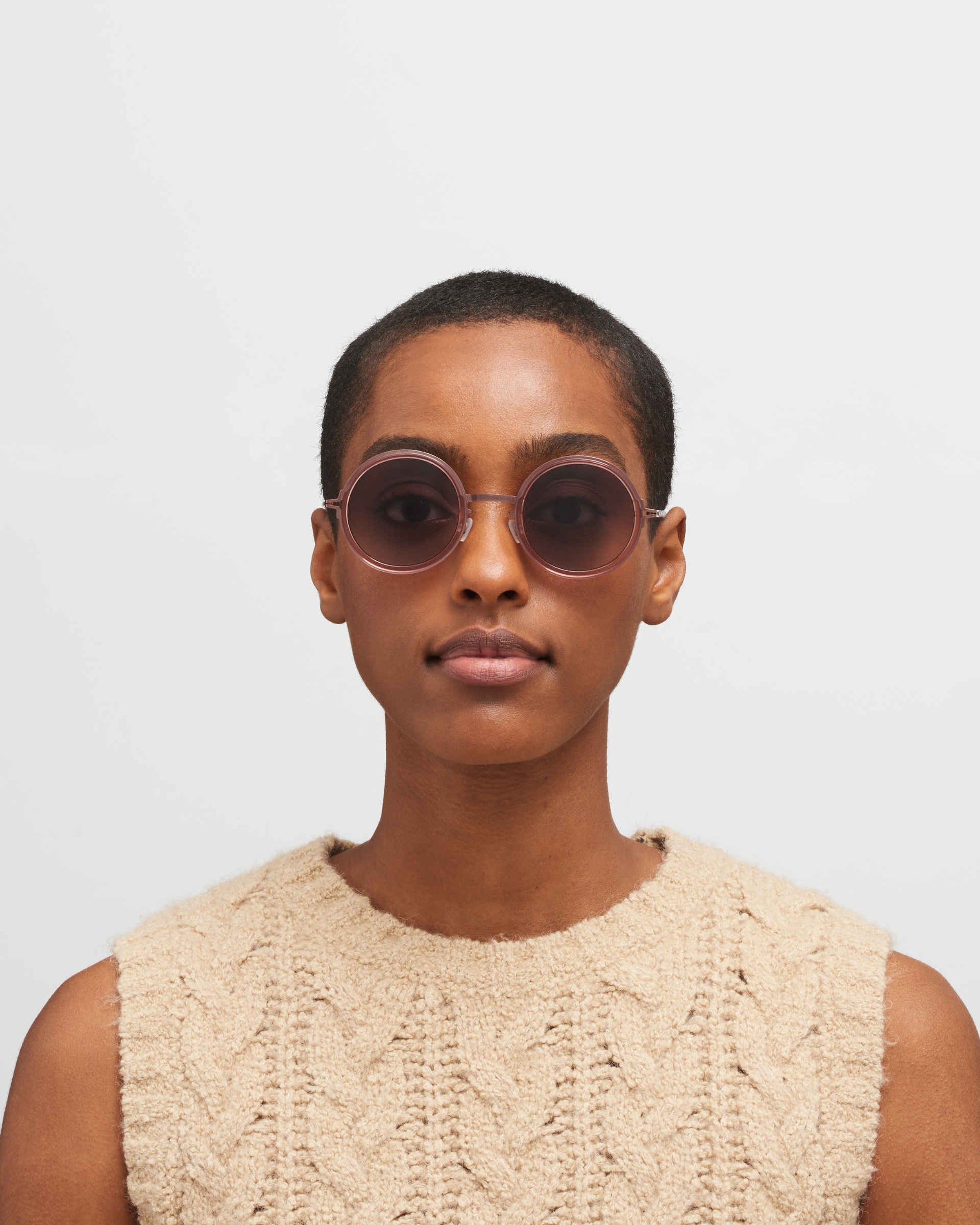 MYKITA MONROE A52 PURPLE BRONZE/MELROSE Purple Bronze/Melrose / Cedar Brown Gradient