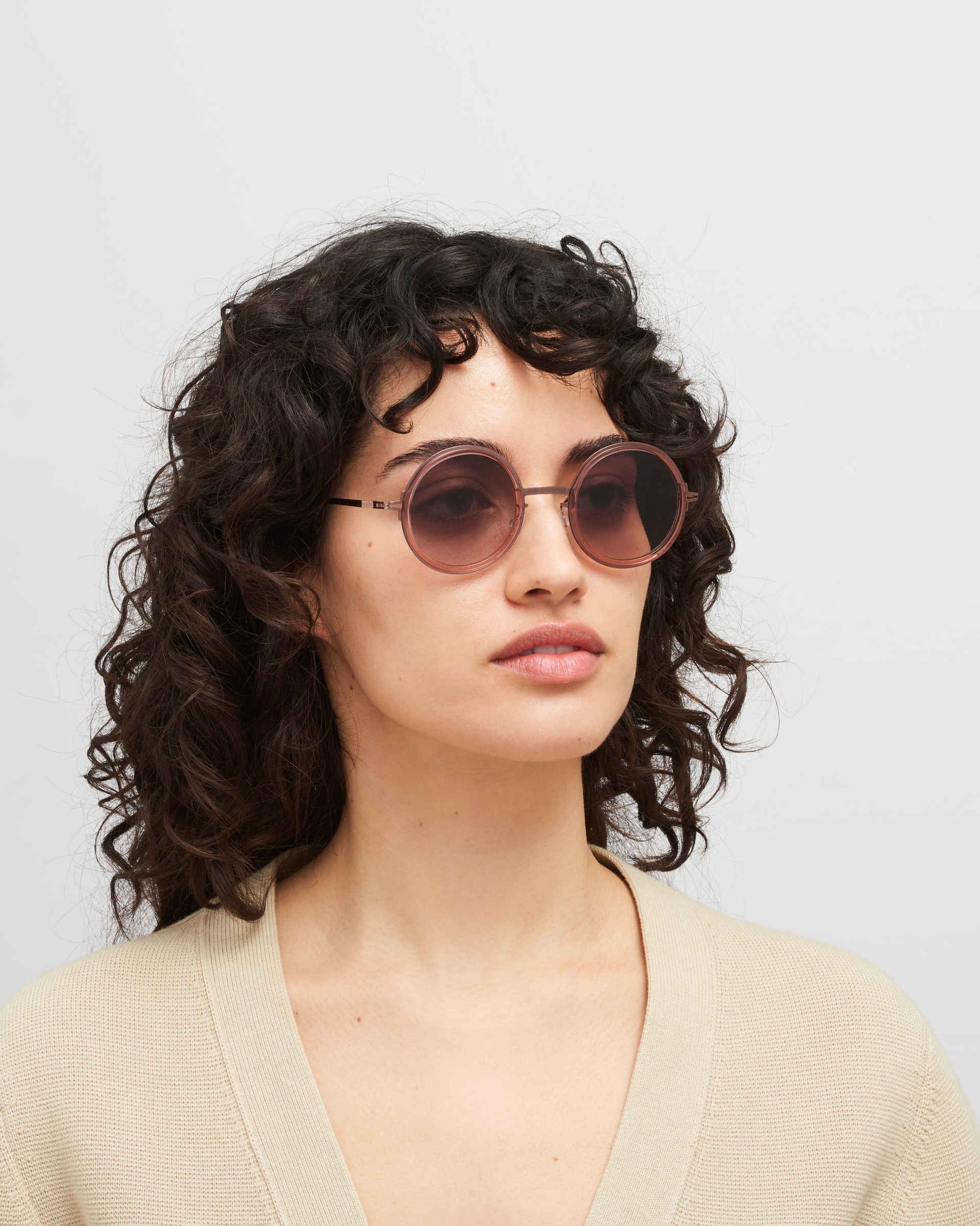 MYKITA MONROE A52 PURPLE BRONZE/MELROSE Purple Bronze/Melrose / Cedar Brown Gradient