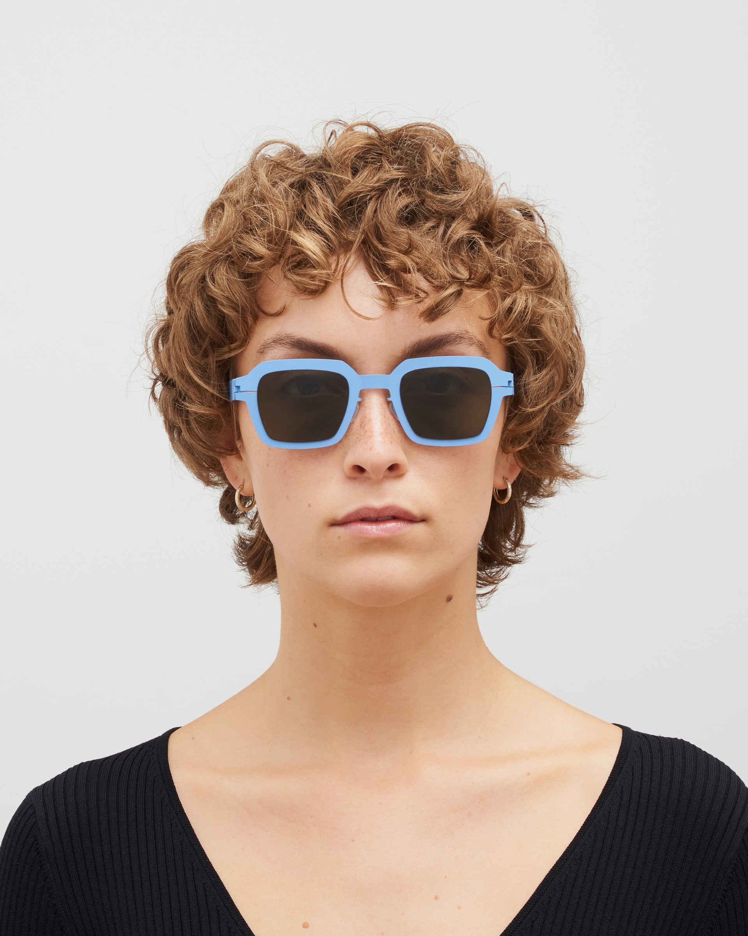 MYKITA MOTT LIGHT BLUE Light Blue / Raw Green Solid