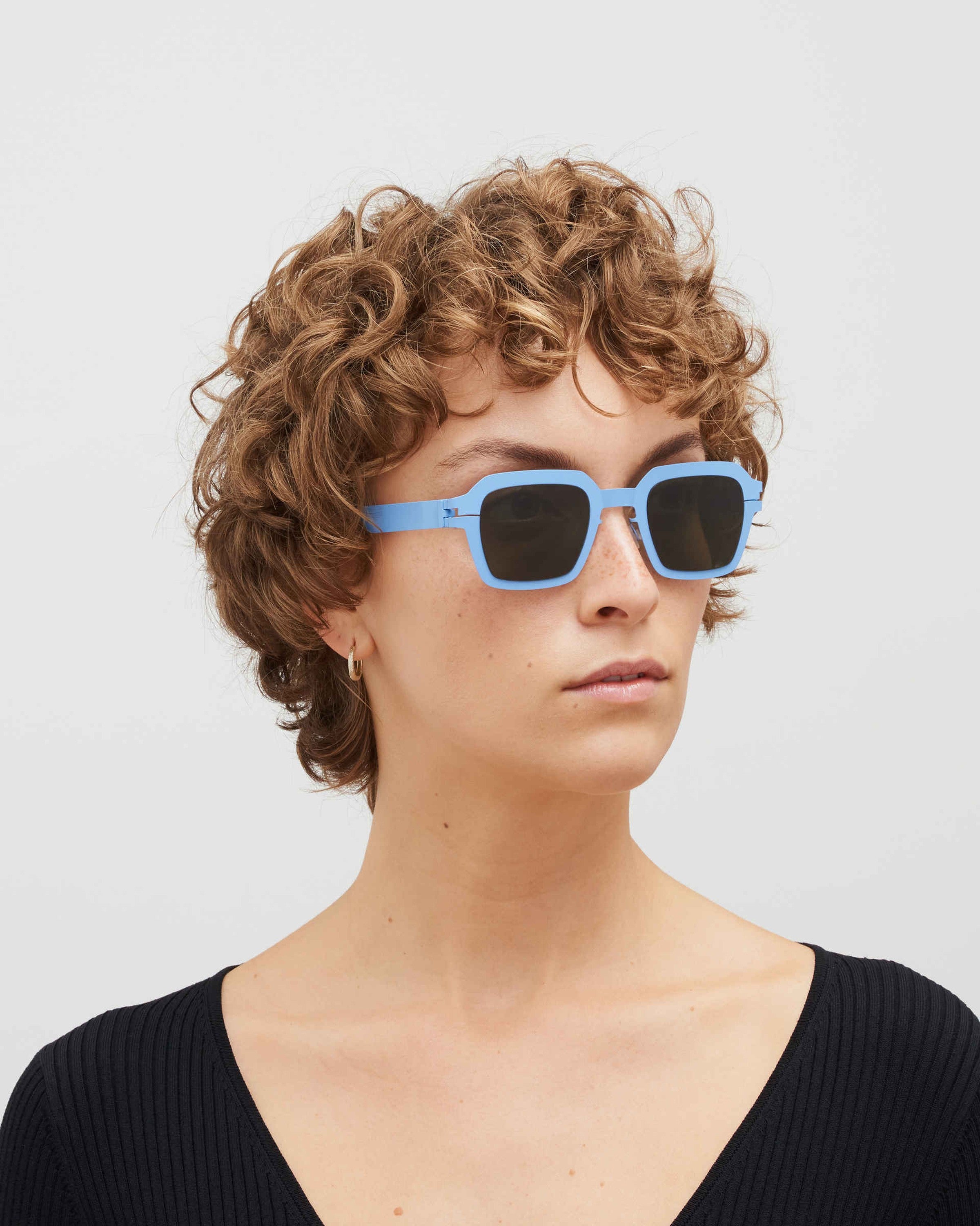MYKITA MOTT LIGHT BLUE Light Blue / Raw Green Solid
