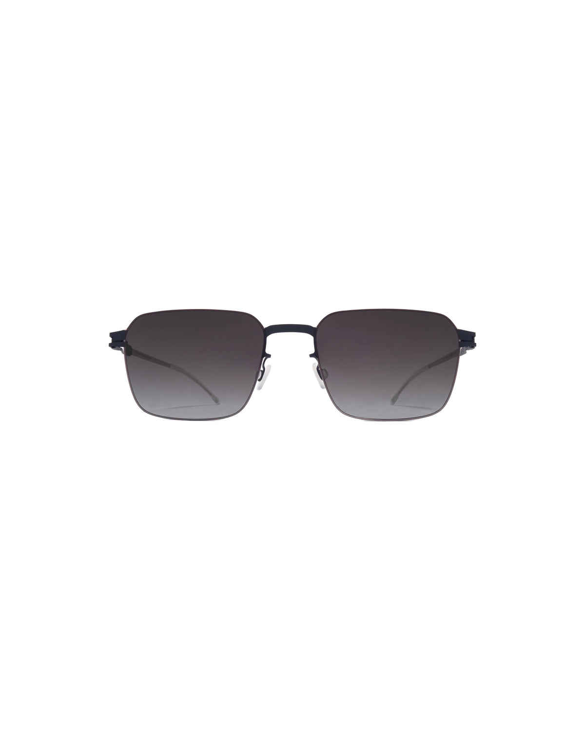 Front view of MYKITA Arvin Silver/Indigo sunglasses.