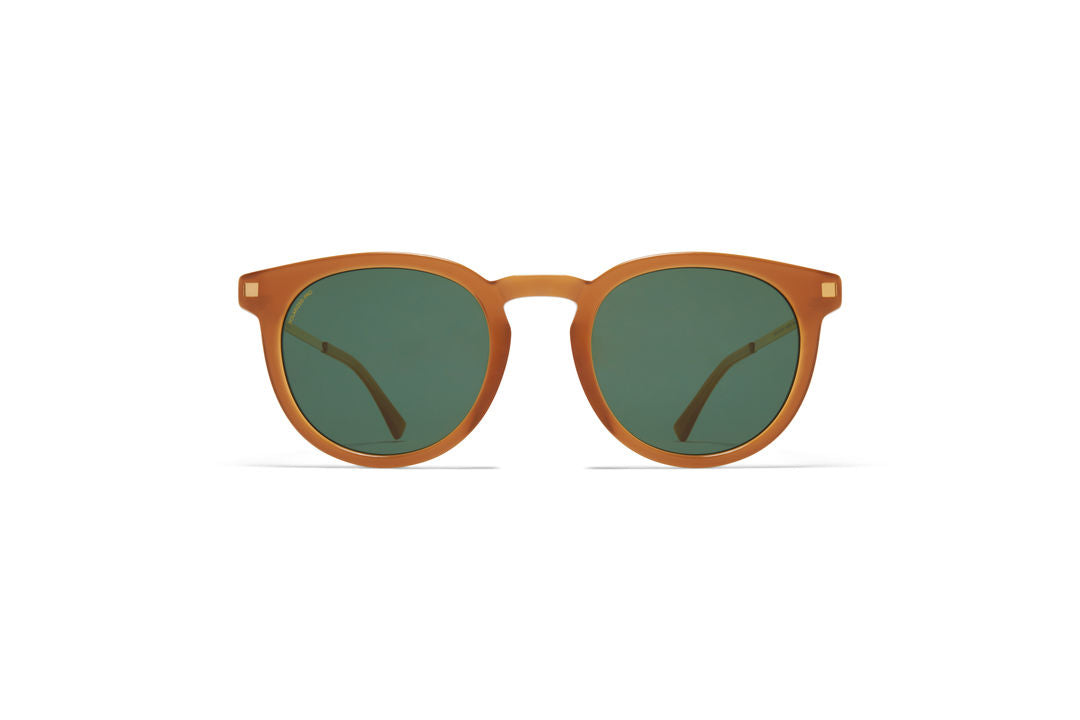 MYKITA LAHTI C99 Brown Dark Brown/Glossy Go / Polarized Pro Green 15