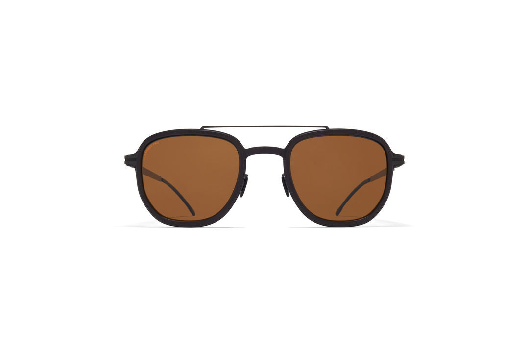 MYKITA ALDER MH6 Pitch Black/Black / Polarized Pro Amber Brown