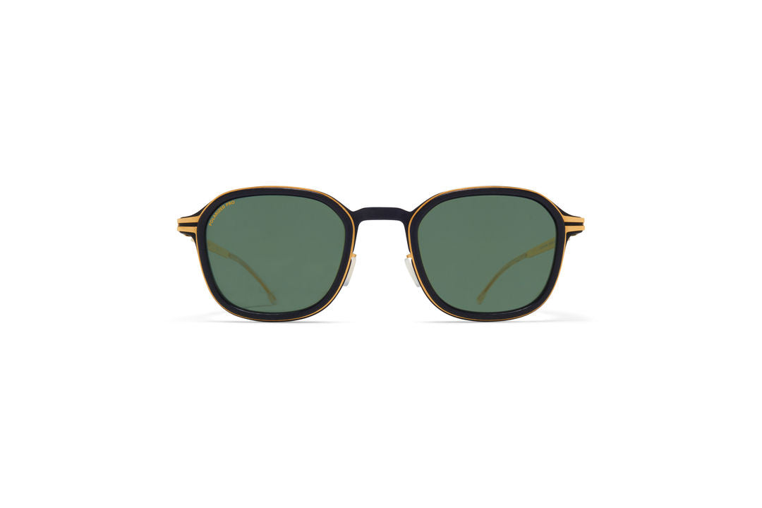 MYKITA FIR MH7 Pitch Black/Glossy Gold / Polarized Pro Green 15